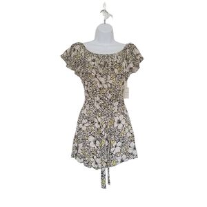 Forever21 off shoulder floral mini dress Medium